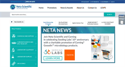 Desktop Screenshot of netascientific.com